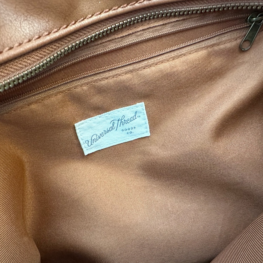Universal Thread Brown Leather Tote - image 6